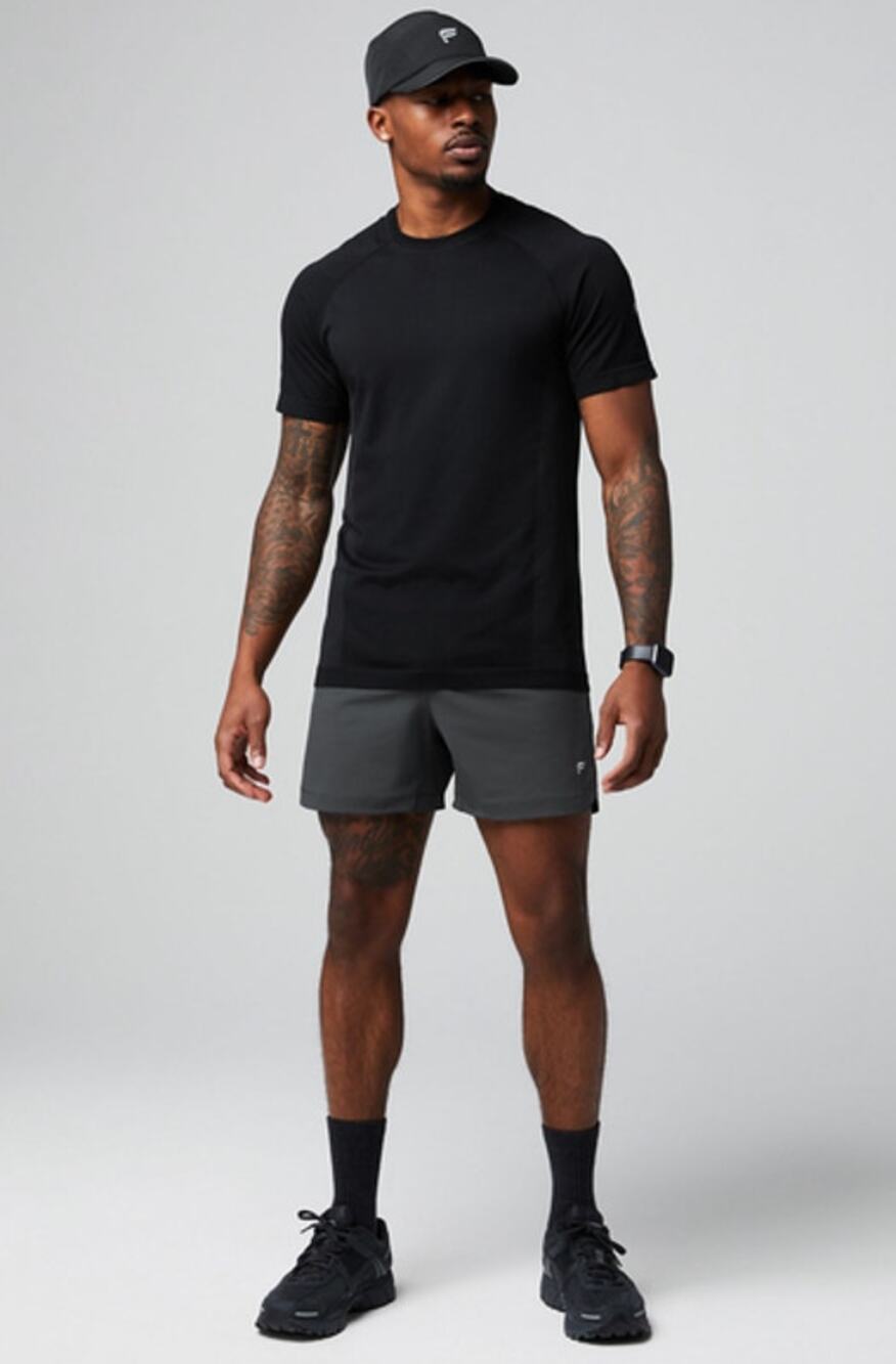 Fabletics The One Short 5" Onyx Men's XL Performance Shorts